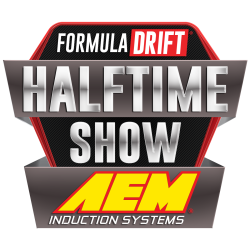 Formula Drift AEM induction systems Halftime Show logo